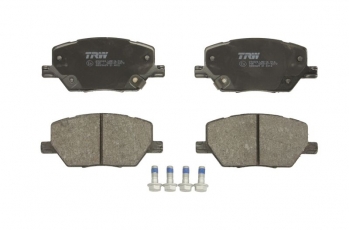 Купить GDB3629 TRW Тормозные колодки  Fiat 500 (1.4, 1.6, 2.0 D Multijet) с звуковым предупреждением износа